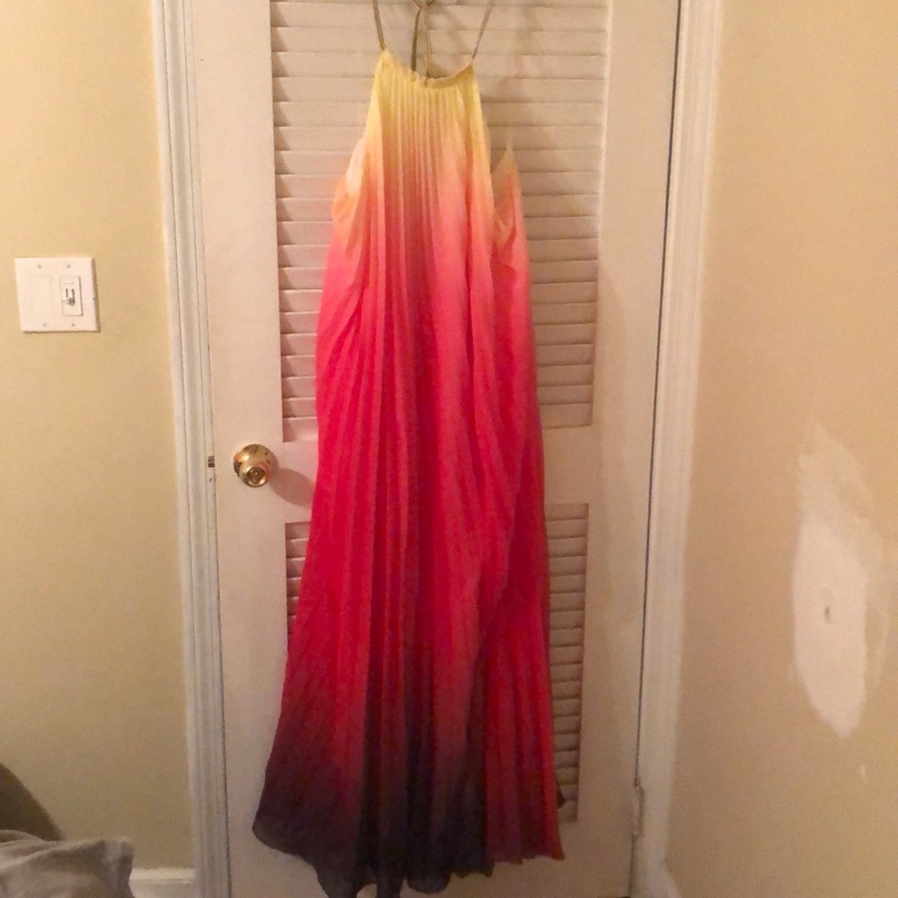 Fashion Nova Sunset ombré maxi dress